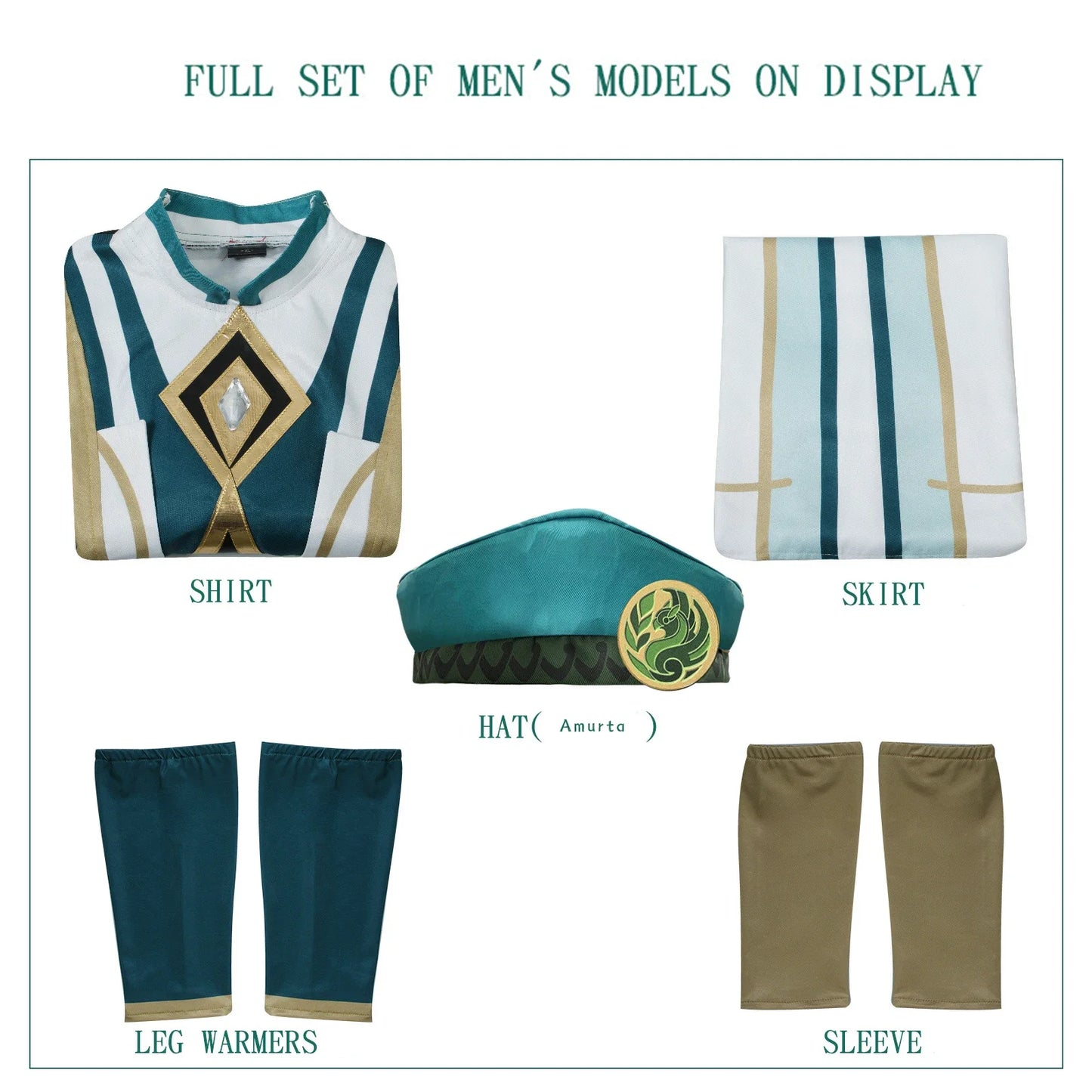 The Akademiya Cosplay CostumeImpact Carnival Uniform Wig Anime Halloween Costumes Men Game