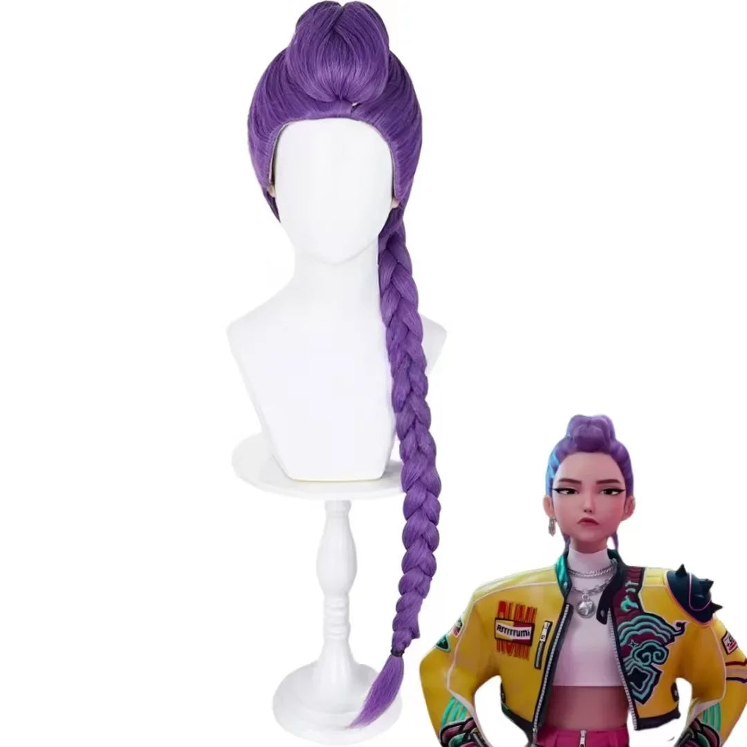 KPop Rumi Cosplay Costume perruque femmes filles Halloween carnaval bande dessinée-con fête jeu de rôle tenues