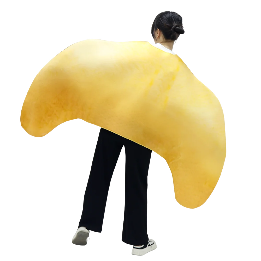 Croissant Costume Bread Cosplay Costume Carnival Adult Stage Performance Clothing 3D Printing Fancy Food Parade Festival Outfit