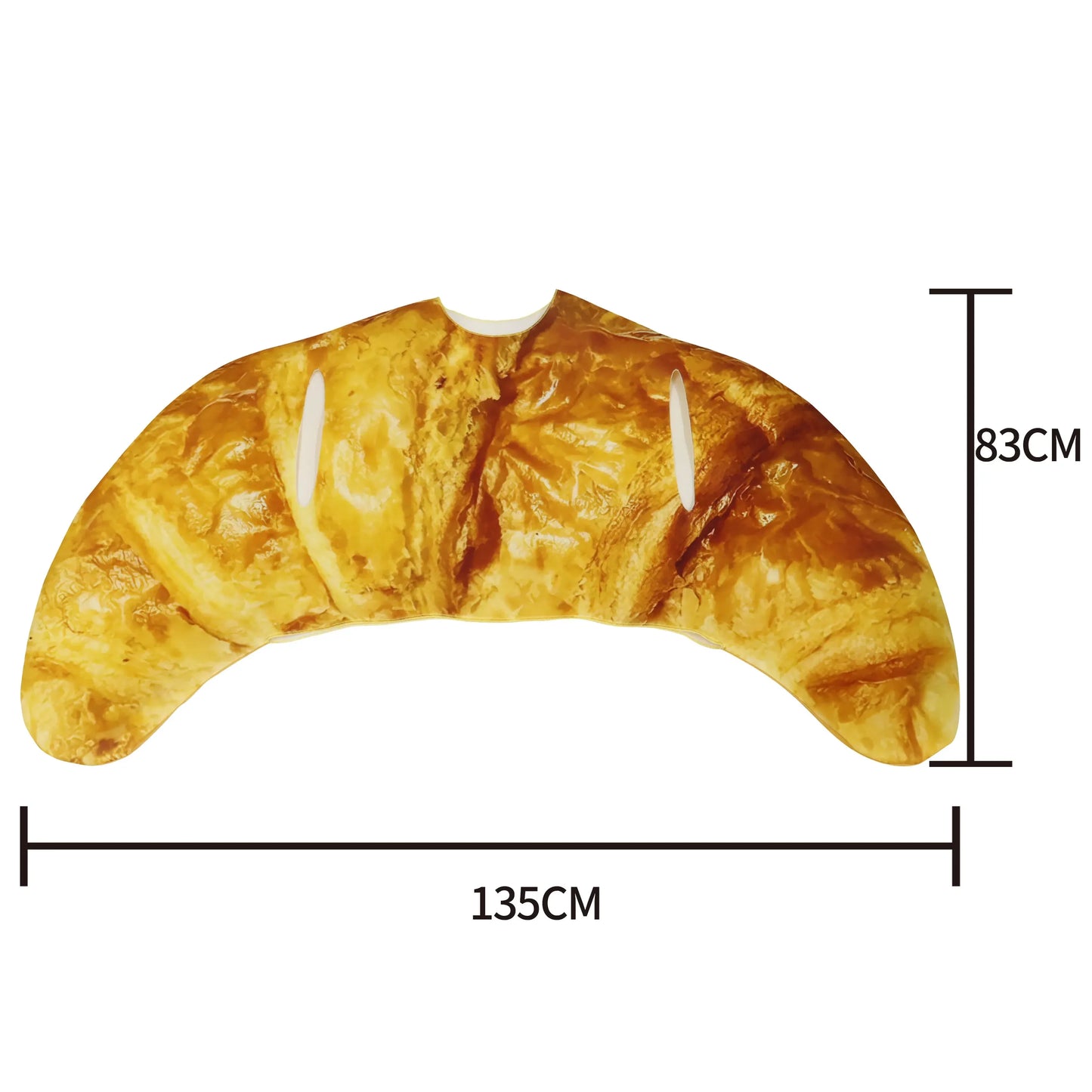 Croissant Costume Bread Cosplay Costume Carnival Adult Stage Performance Clothing 3D Printing Fancy Food Parade Festival Outfit